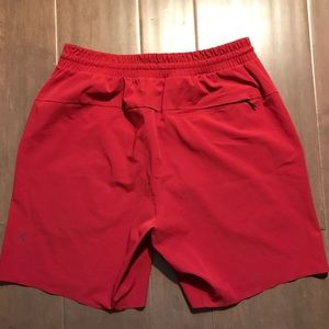 Lululemon red 5” inseam c5 yoga lounge short